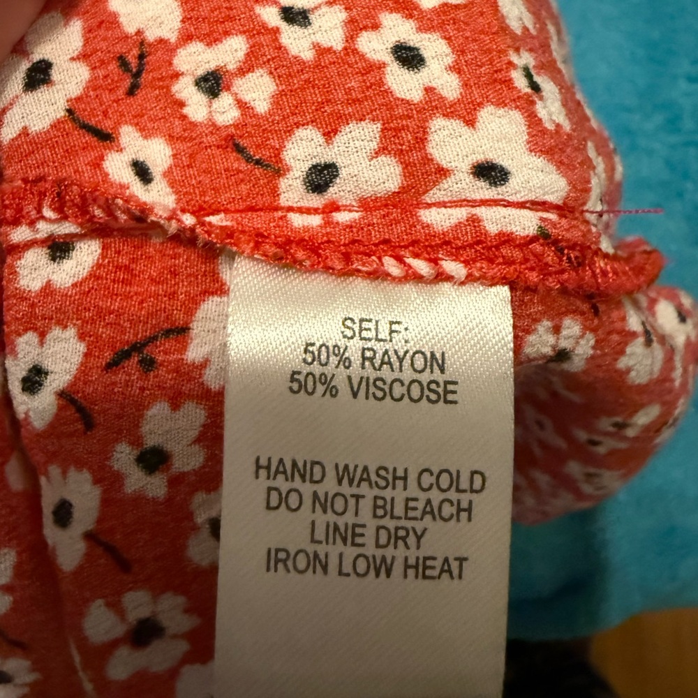 LULUS XS Red Floral Babydoll Dress - Picture 6 of 6